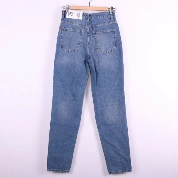 BDG Ripped High Rise Mom Blue Jeans - Picture 4 of 5